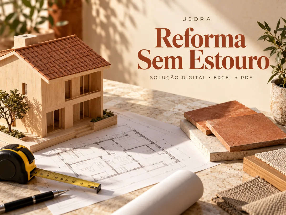 Capa ilustrativa de Reforma Sem Estouro — solução digital para download